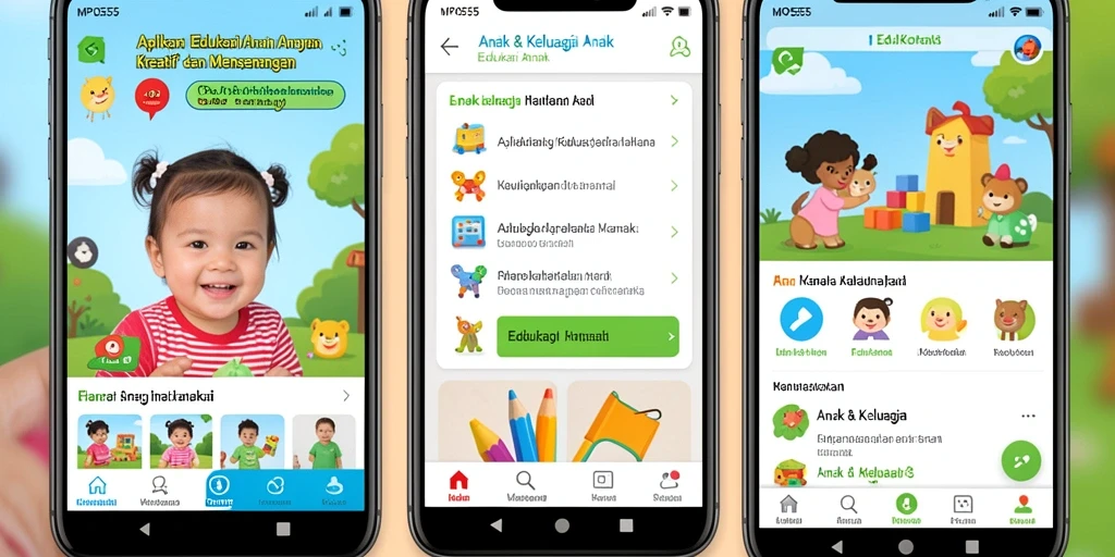 Antarmuka MPO555 yang menarik dan edukatif untuk anak-anak.