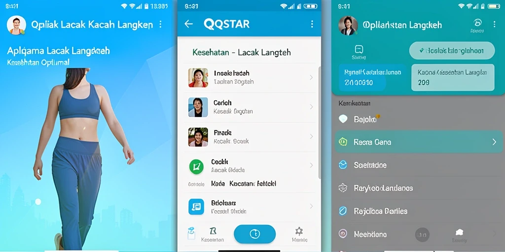 Tampilan antarmuka pengguna <strong>QQSTAR</strong> yang menarik dan informatif.
