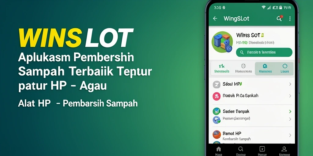 Antarmuka WINSLOT yang ramah pengguna untuk membersihkan sampah.